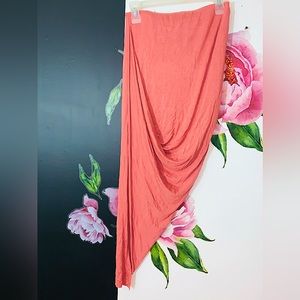 POUPÉE RUSSE BRAND 🪆 Asymmetrical Orange Skirt  🍑